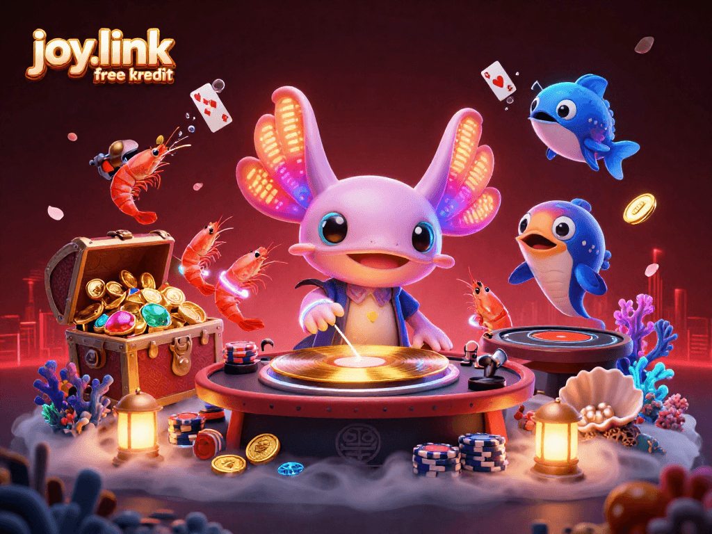 Experience joy.link free kredit with vibrant undersea casino elements and engaging characters.