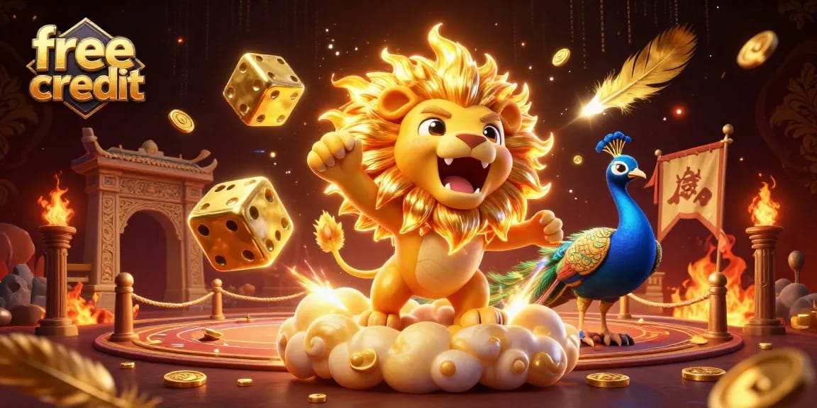 Experience the thrill of free credit in high-energy casino games with vibrant 3D characters.