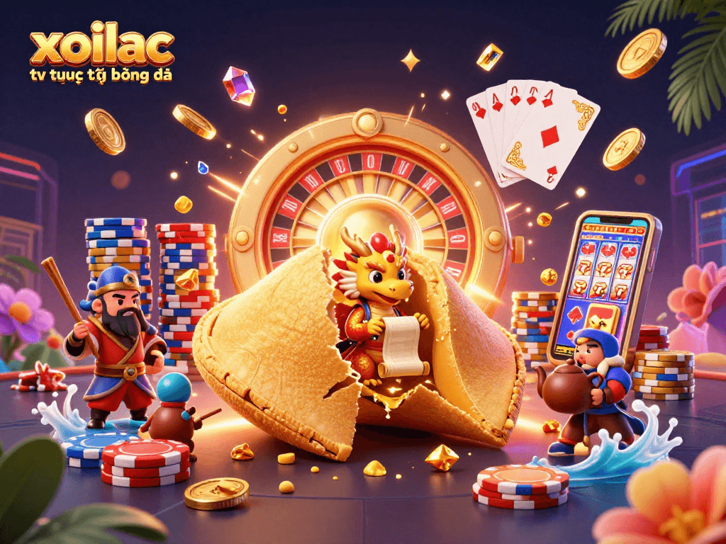 Bet and win with xoilac tv trực tiếp bóng đá featuring a vibrant 3D casino scene.