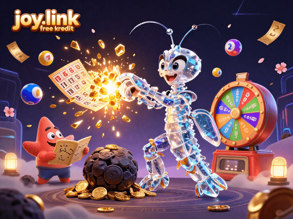 Play the lottery and win with joy.link free kredit while enjoying vibrant casino elements.