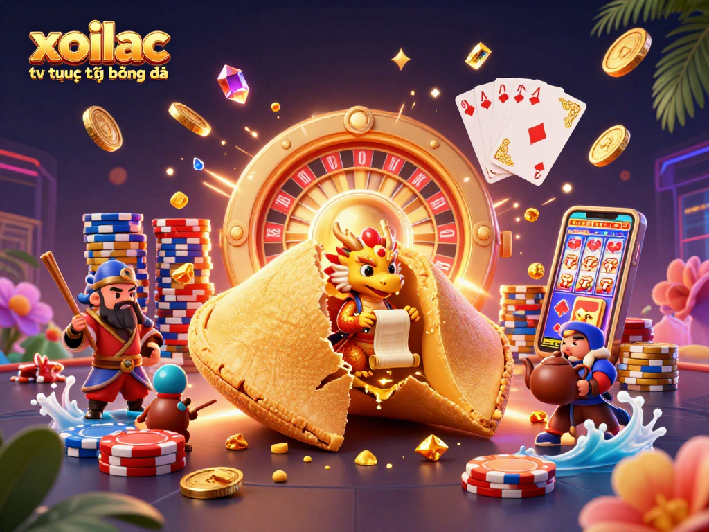 Bet and win with xoilac tv trực tiếp bóng đá featuring a vibrant 3D casino scene.