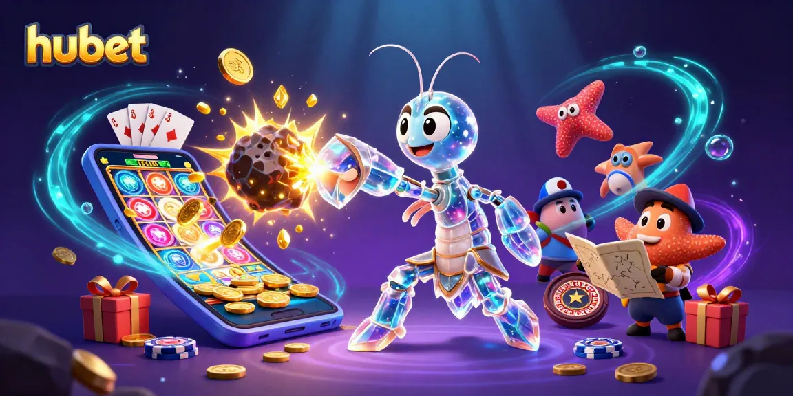 hubet showcases a thrilling casino adventure with vibrant character action and dazzling rewards