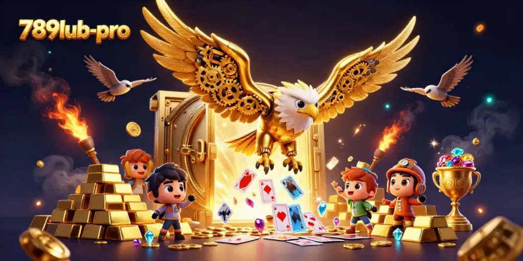 Experience thrilling gambling excitement with 789lub-pro's dynamic casino world featuring vibrant gold and action.