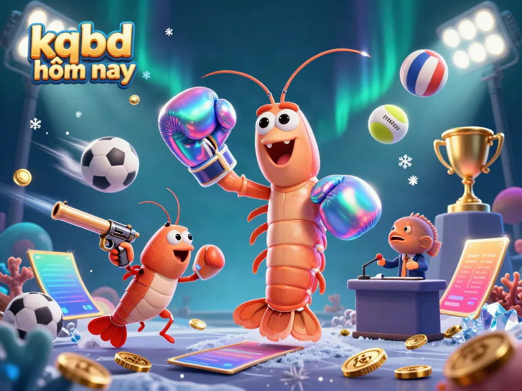 Engage in kqbd hôm nay with dynamic sports elements and vibrant characters in an underwater casino scene.