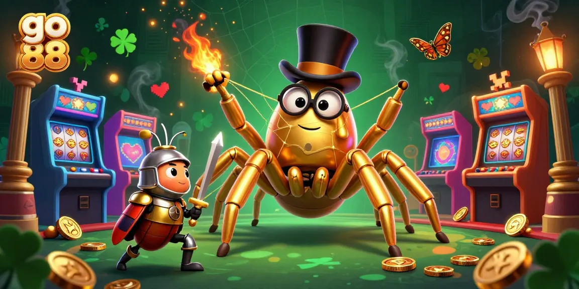 Engage with go 88's captivating casino fantasy featuring a golden tarantula and heroic beetle knight.