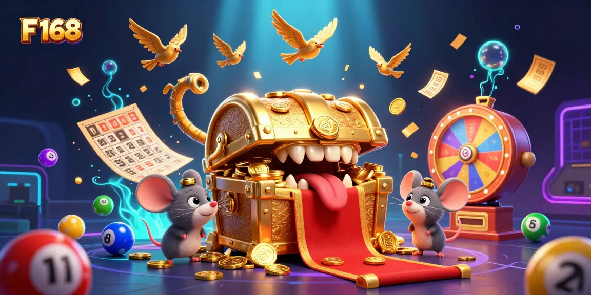 Experience thrilling wins at F 168 with colorful lottery balls and enticing game visuals.