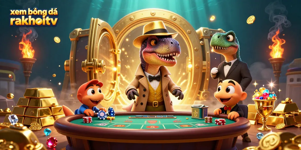 Engage in xem bóng đá rakhoitv while a velociraptor card counter tries to blend in at a casino.