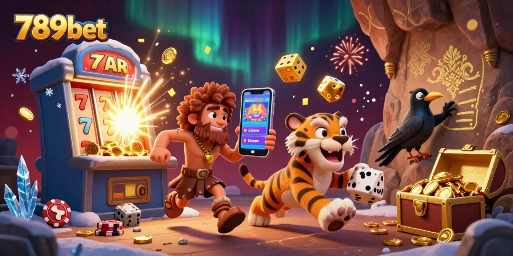 Engage with 789bet's colorful casino adventure featuring playful characters, vibrant slots, and winning excitement.