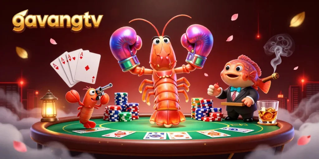 Engage with the thrilling world of gambling at gavangtv featuring vibrant poker action.